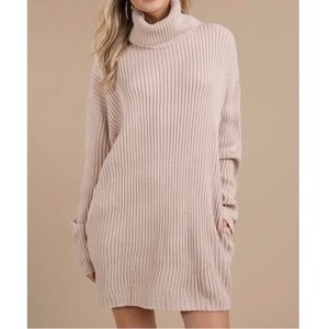 Tobi Oversized Turtleneck Sweater Dress